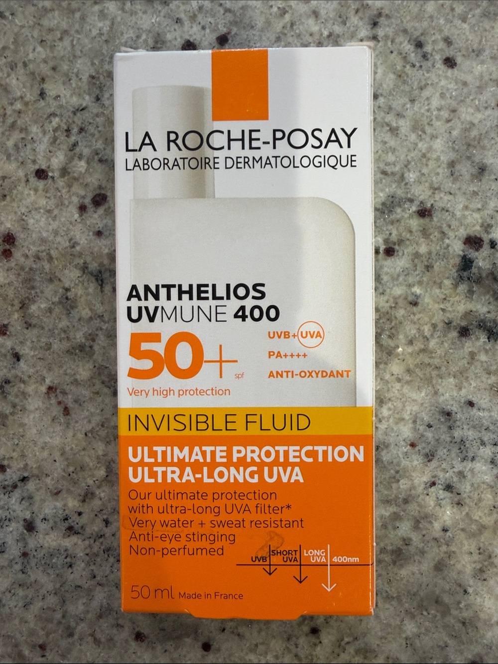 La Roche-Posay Anthelios UVMune 400 European Invisible Fluid SPF 50+